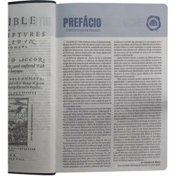 Bíblia De Estudo De Genebra Letra Grande - Bordô | 3ª Edição Revisada